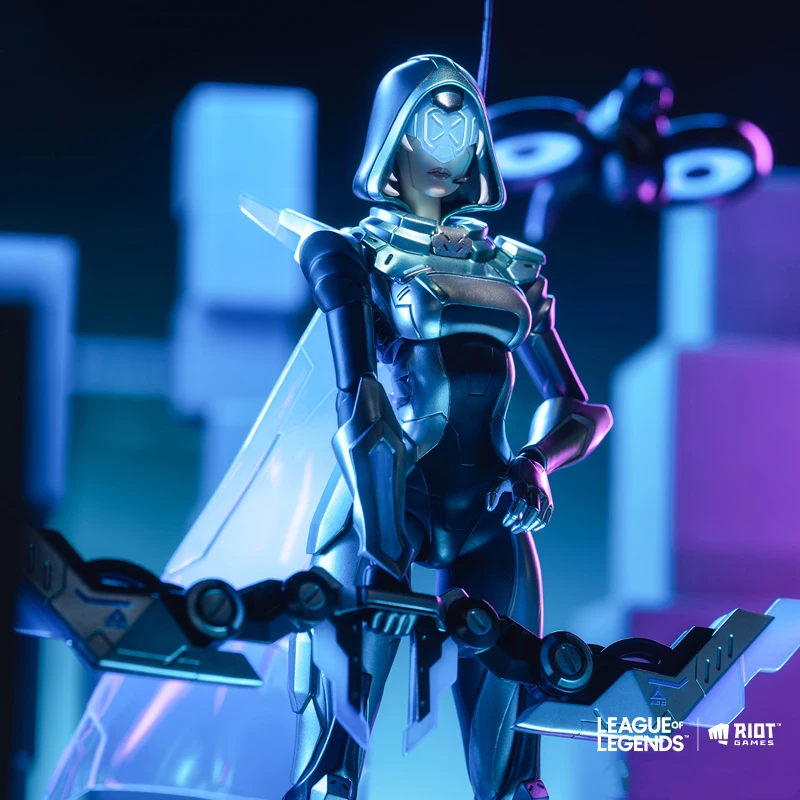 In Stock Genuine Original League of Legends Source Plan: United The Frost Archer Ashe Action Anime Figure Collectible Model Doll