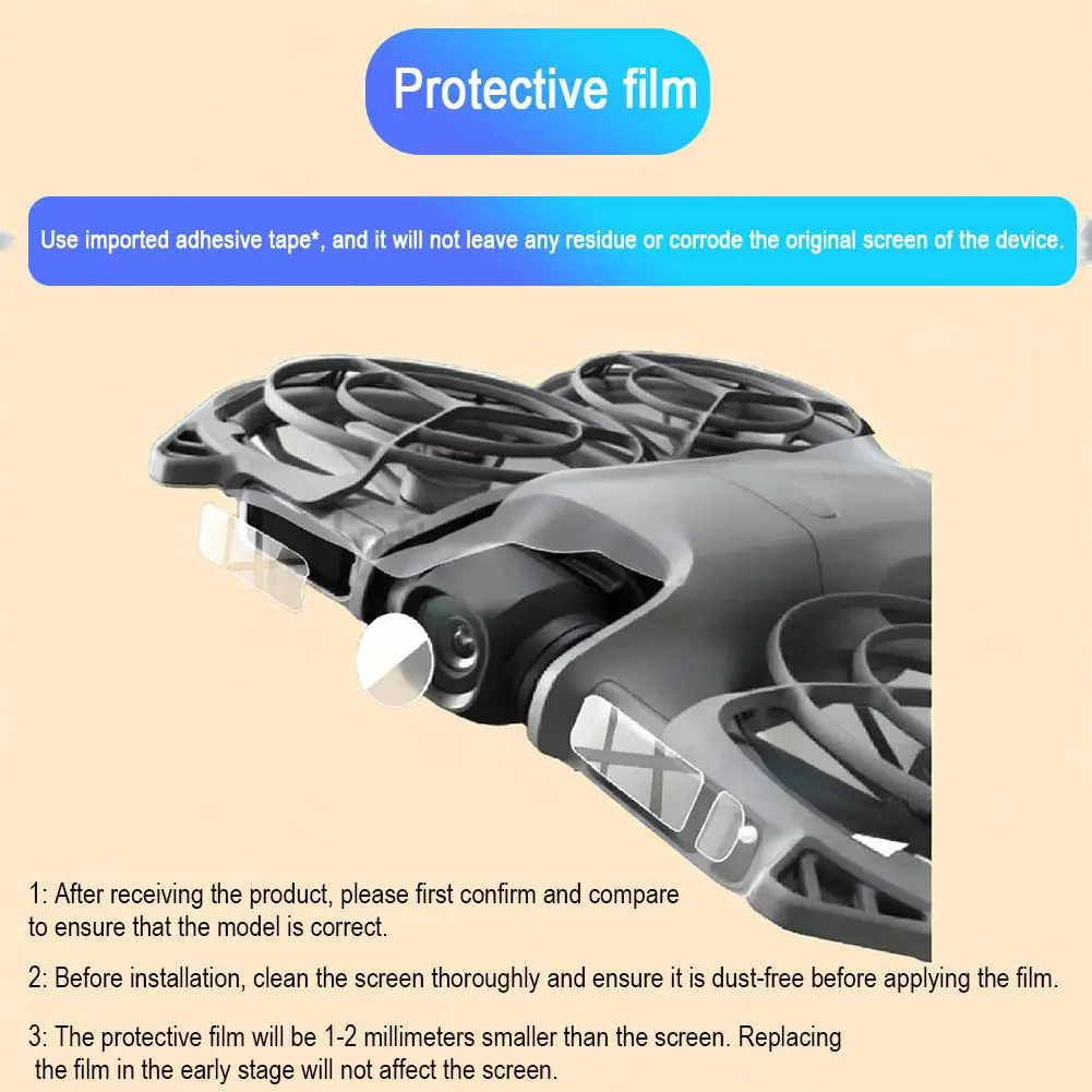 Protecteur d'écran, Film Flexible en TPU, économiseur d'objectif HD, résistant aux rayures, sans bulles, pour Drone DJI Neo 2, accessoires d'objectif d'appareil photo