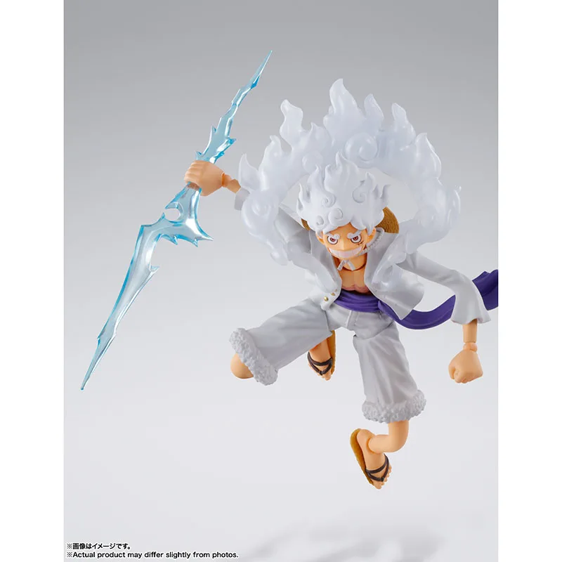 100% Original Bandai Sh Figuarts Shf One Piece Monkey D Luffy Gear 5 Gear5 Action Figuarts Anime Model Toys Pvc Figura Gifts