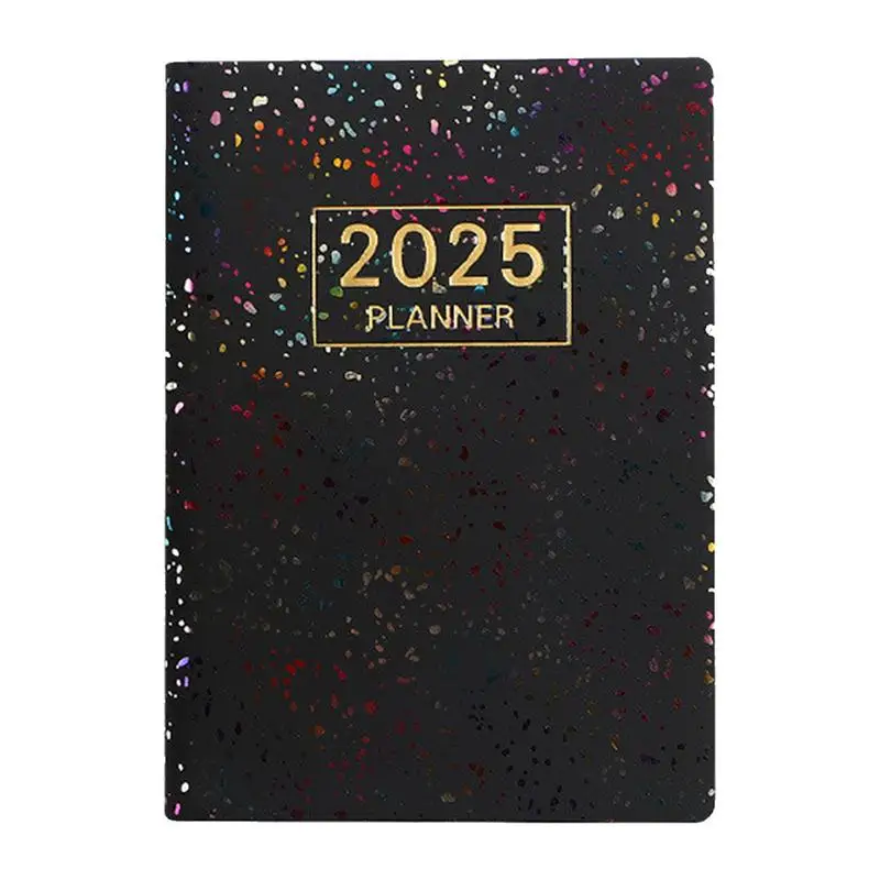 2025 Planner Notebook Taakcontrole Lijst Organisator Agenda Pad Engels Wekelijks Maandelijks Notitieboek Dagelijkse takenlijst Planner voor dagelijks