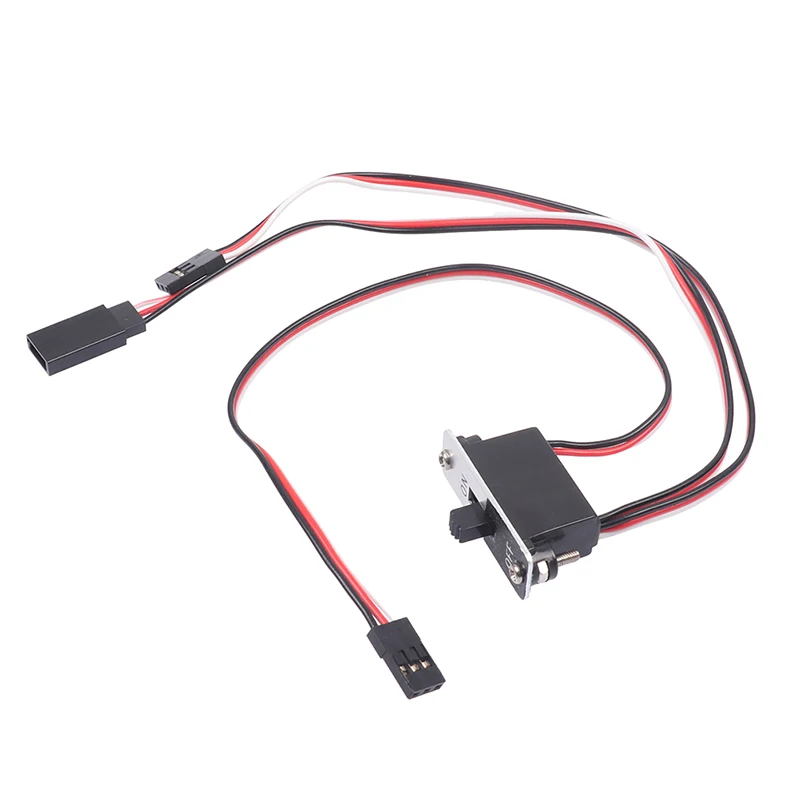 1Pc RC Switch On- Off with Spare Male Plug Heavy Duty w/FUTABA Connector Power Switch For RC Car RC Boat RC Plane 25cm