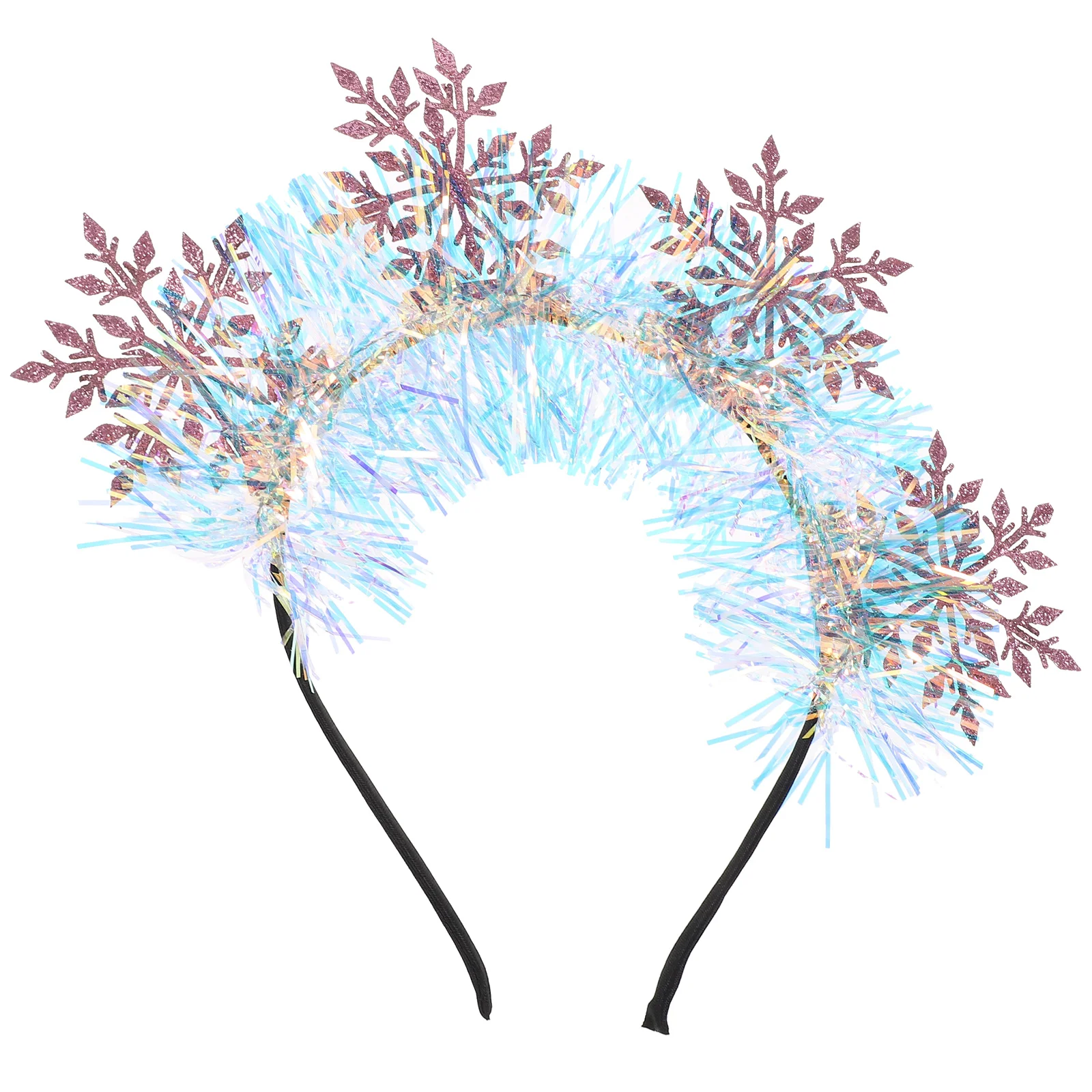 Head Band Christmas Headband Snowflake Silver Party Hairband Accessories Headbands Pink Women Snowflakes Miss