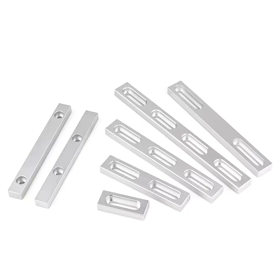 Wholesale 10 sets Positioning Strip Tool Align Jig Fixed Clamp Position Lock Bar Aluminum Stuff for Fiber Laser Marking Engraver