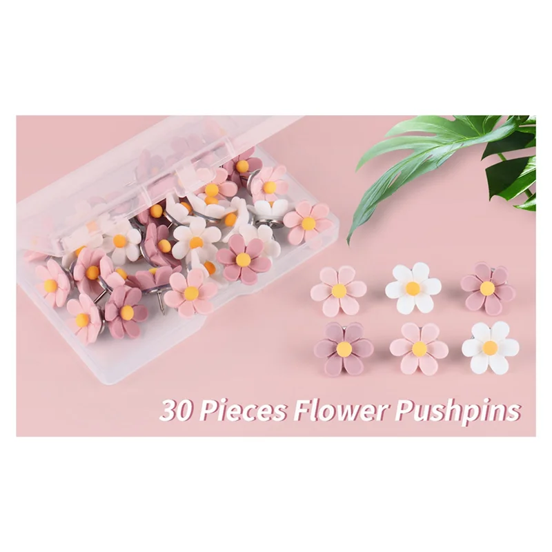

A92P Flower Push Pin Cork Notice Board Thumb Tacks Drawing Pin Chart Pins For Office Notice Bulletin Board