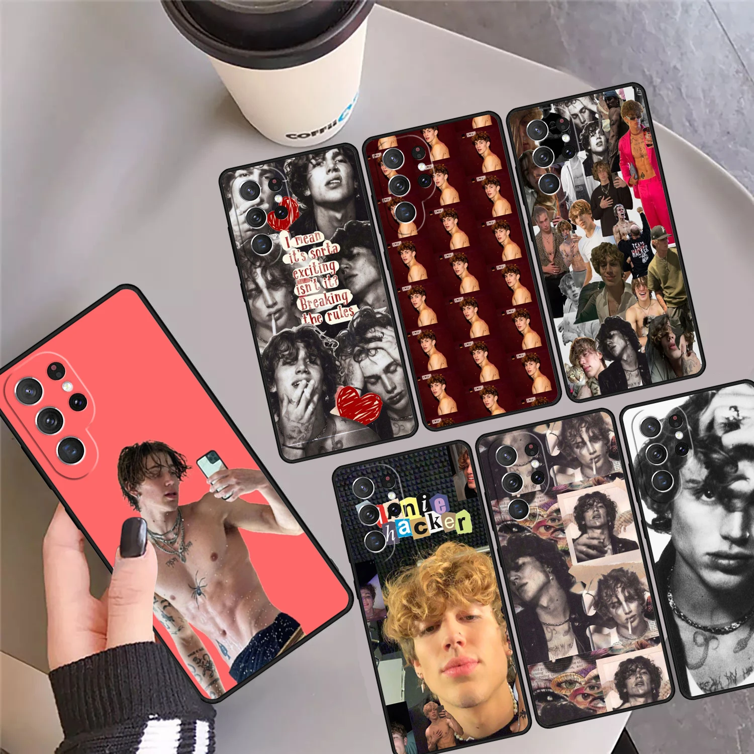 

Чехол для телефона Vinnie Hacker для Samsung Galaxy S24 S25 Ultra S23 S22 Plus S21fe Lite S20 Note 10 20 Pro