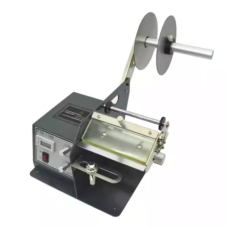 FTR-118C Automatic Self-Adhesive Label Stripping Machine, Transparent Optical Fiber Label Separator