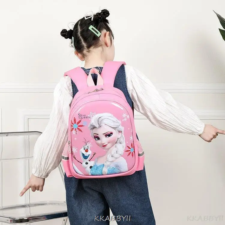 Mochila Congelada para Crianças, Bolsas escolares primárias para meninos e meninas, Cartoon Schoolbag for Kindergarten Kids, Sofia