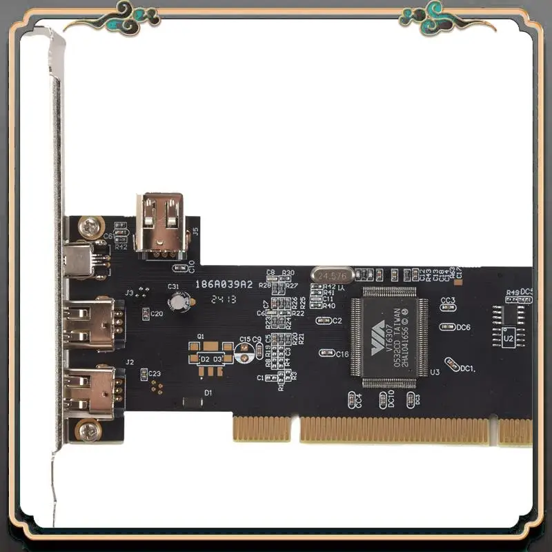 

Порт ASMA-3 IEEE 1394 Firewire Card PCI Адаптер Firewire IEEE 1394 PCI-контроллер для настольного ПК