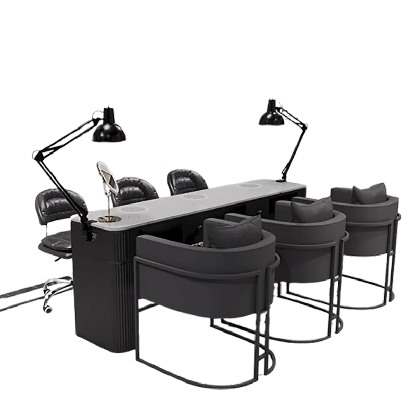 Professional Luxury Nail Table Simple Modern Creative Aesthetic Nail Desk Exquisite Trendy Postazione Unghie Salon Furniture
