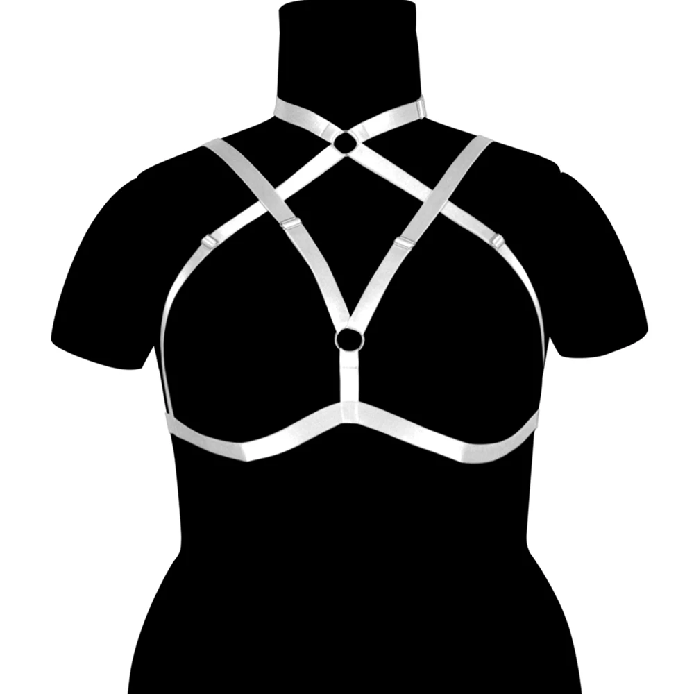 

Body Harajuku Costume Bondage Harness For Busty Women Corset Fetish Accessory Bdsm Large Lingerie Punk Suspender Belt Erotic