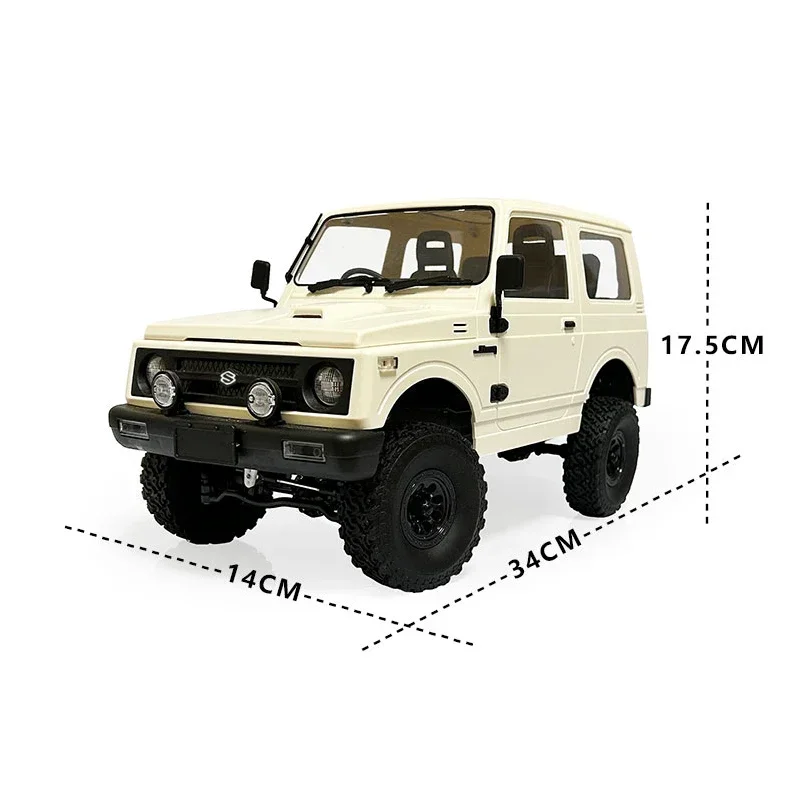 1/10 Wpl Rc Car C74 Jimny Warrior Ja11 4wd 2.4g zdalnie sterowany pojazd terenowy elektryczny napęd na cztery koła samochodów wspinaczkowy prezenty