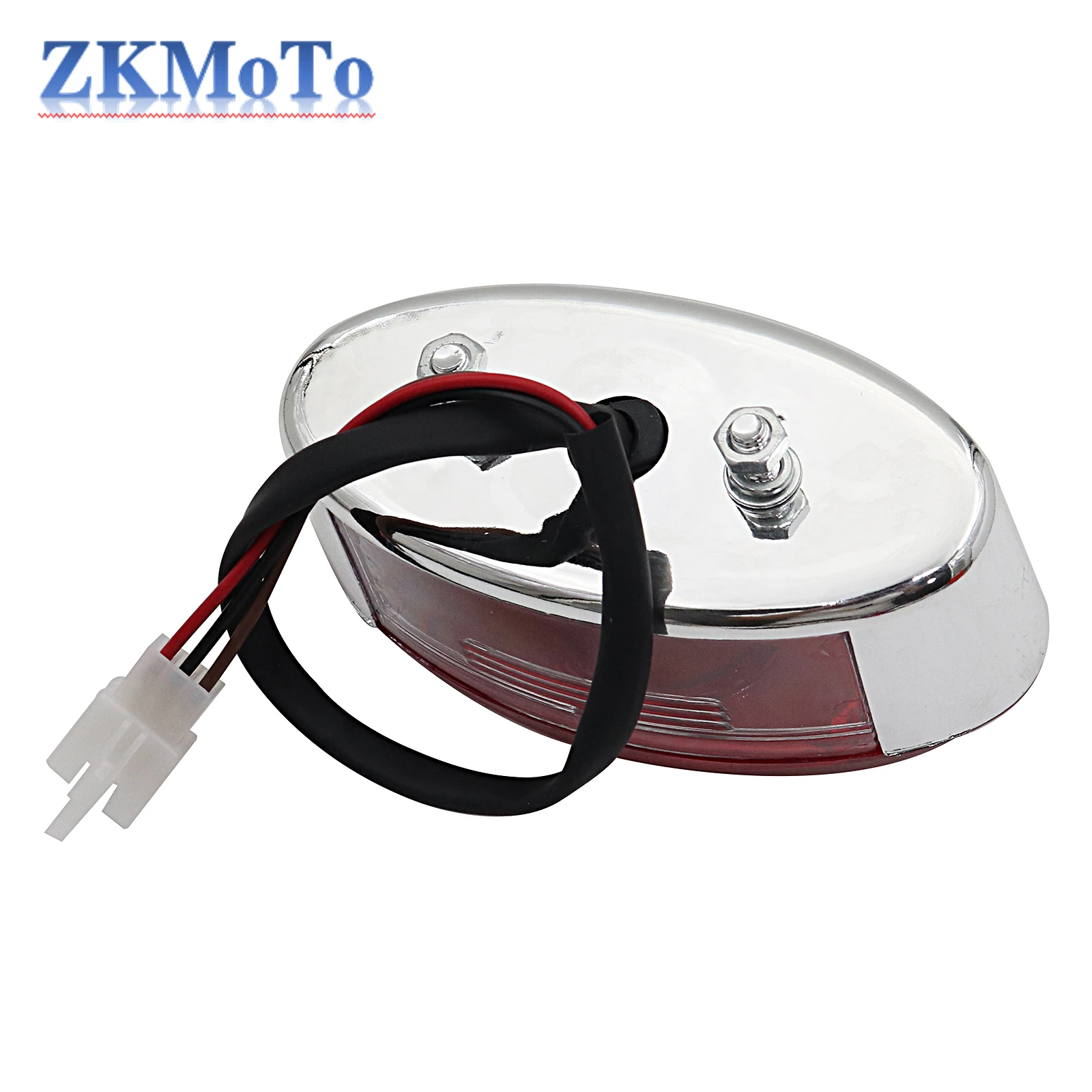 12V Bulb Motorcycle Quad ATV Running Brake License Plate Tail Light Fits For Universal Dirt Pit Bike ATV UTV Buggy Monkey Z50
