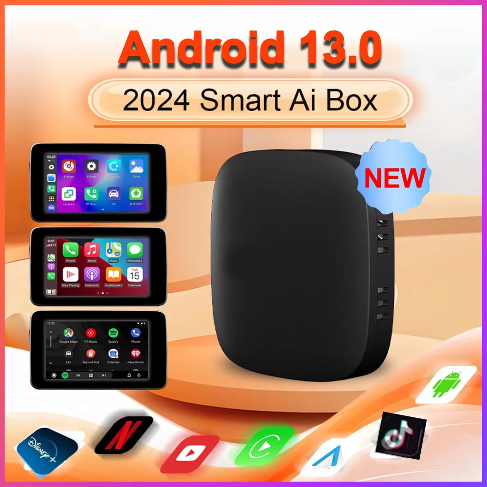 

Android 13 Wireless Carplay Android Auto Ai Tv Box For Youtube Netflix For Volvo Benz Audi Mazda Chevrolet Ford Opel Hyundai