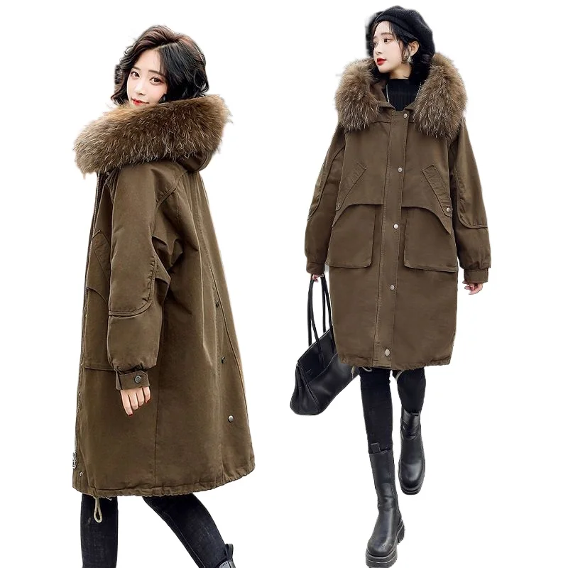 

Women's 2023 Lightweight Winter Fashion Clothes Plus Size Fleece Long Coats Jackets Parka Winter Warm Coat