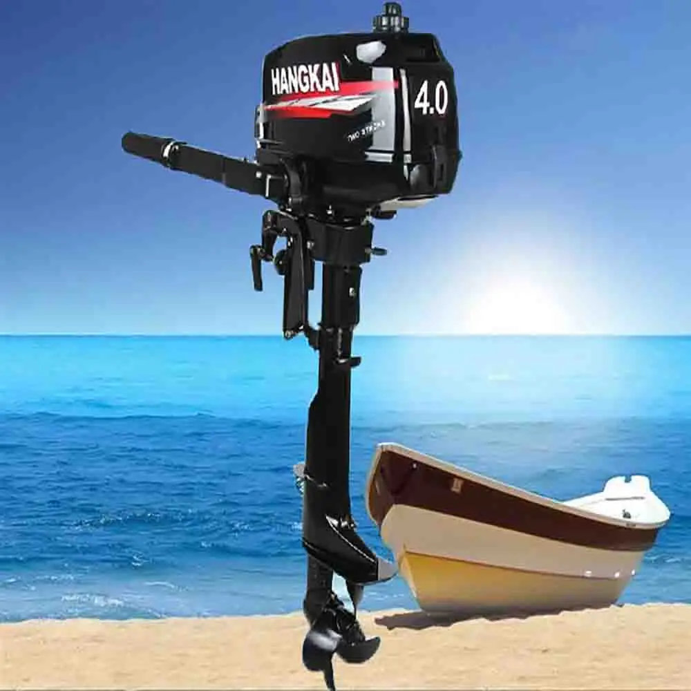 

High Quality Competitive Price 4.0 Hp 2 Stroke Boat Motor Hangkai 4.9Kw Outboard Motors For Whole Sales Motor Board