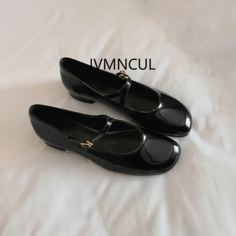 

Женская винтажная обувь Мэри Джейн на плоской подошве из овчины, универсальные дышащие повседневные туфли-лодочки из натуральной кожи во французском стиле ретро с одной пряжкой и ремешком