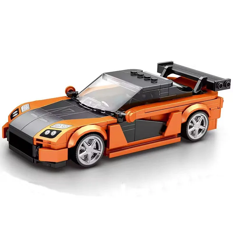 367 pièces modèle de véhicule RX7 blocs de construction ensemble briques de voiture de course de ville assemblage d'affichage de bureau pour adultes cadeau de noël Halloween