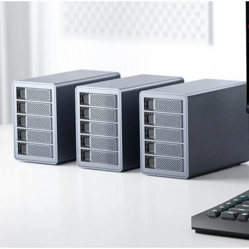 Hard Disk Cabinet Multi-Disk 3.5 Universal  Mechanical Solid State Chrysanthemum Chain Hard Disk Cabinet