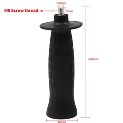 Power Tools Angle Grinder Handle Durable Install M10-113mm M8-134mm Plasic Plastic Handle 8mm/10mm Side Handle