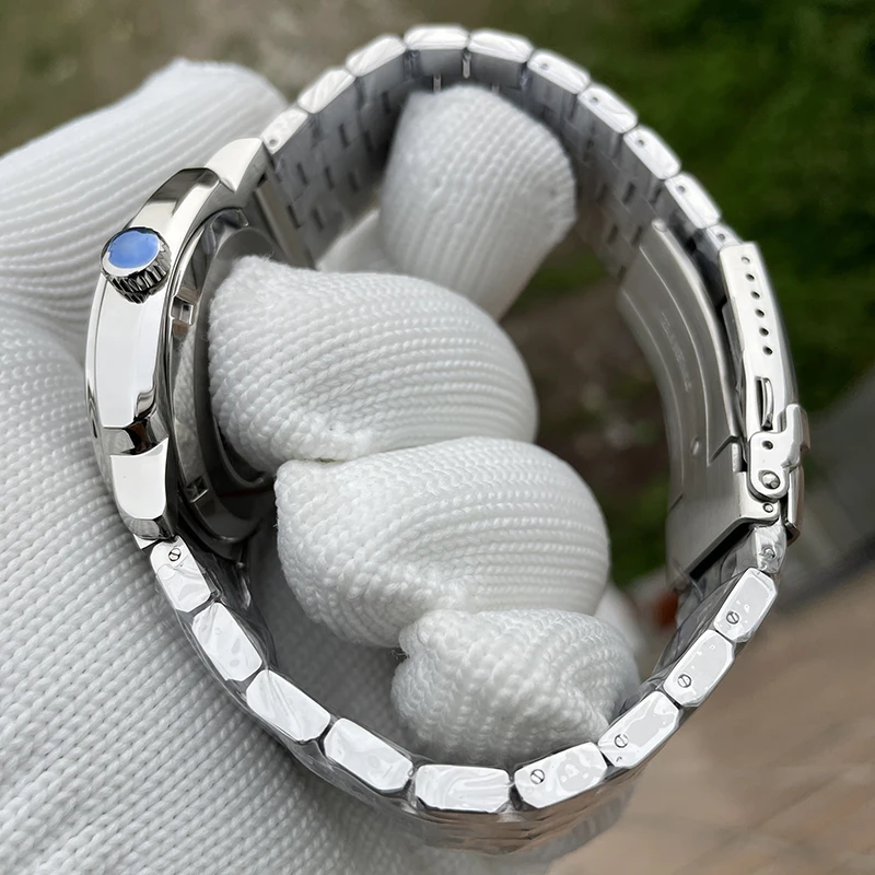 ساعة أوتوماتيكية للرجال من STEELDIVE فاخرة 42 مللي متر ساعة يد ميكانيكية غواص 20ATM مقاومة للماء C3 مضيئة الياقوت NH35 كاليفورنيا الهاتفي