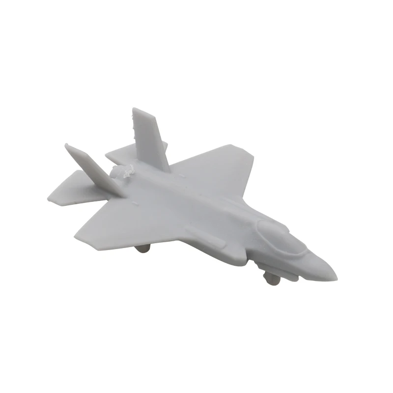 10 szt. 1/2000 700 400 w skali 350 miniaturowe F-35A Model samolotu do Stealth symulacji myśliwiec z zestaw do lądowania zabawkami