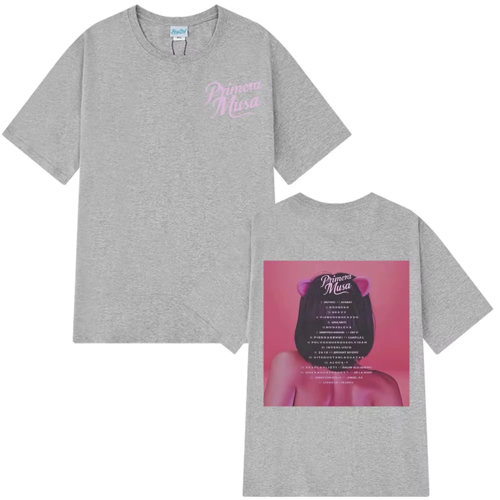 مغني الراب عمر كورتز بريميرا موسى جولة ألبوم الجرافيك تي شيرت الرجال النساء عادية موضة تي شيرت جماليات المتضخم القطن تي شيرت #5