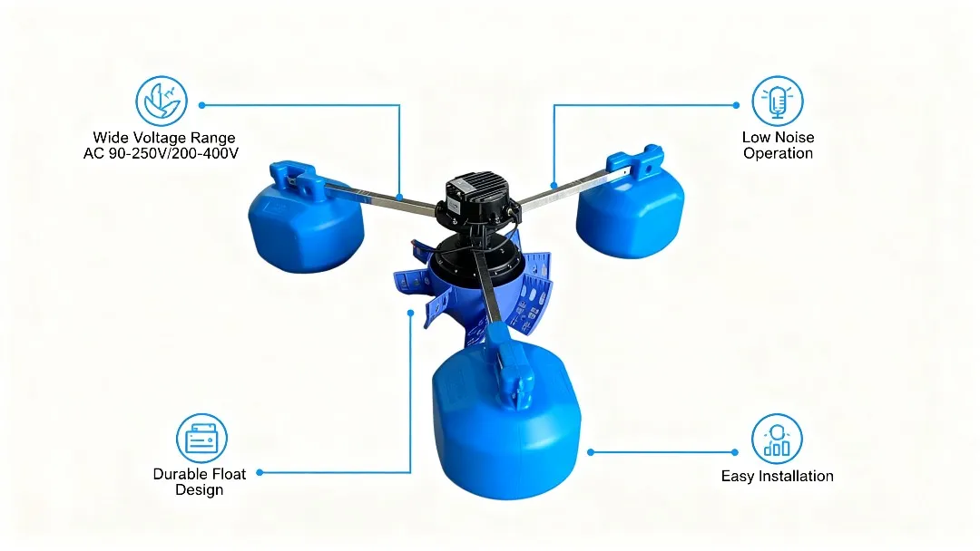 Permanent Magnet Variable Frequency Aerator Machine 3HP 220V/380V  Oxygen Pump for Aquaculture Fish Fishery Farming Pond