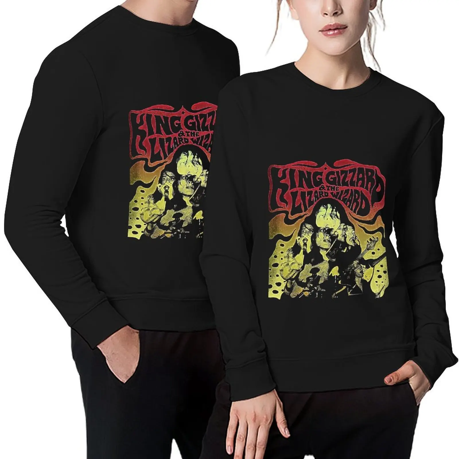 

king gizzard and lizard wizard Pullover autumn mens clothing male clothes anime clothing new sweatshirts