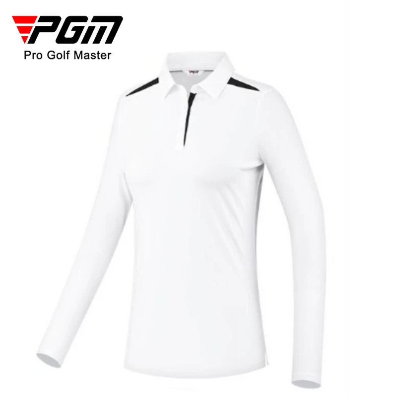 

PGM Golf Women's Long Sleeve T-shirt Golf Team Clothing Polo Shirt YF665