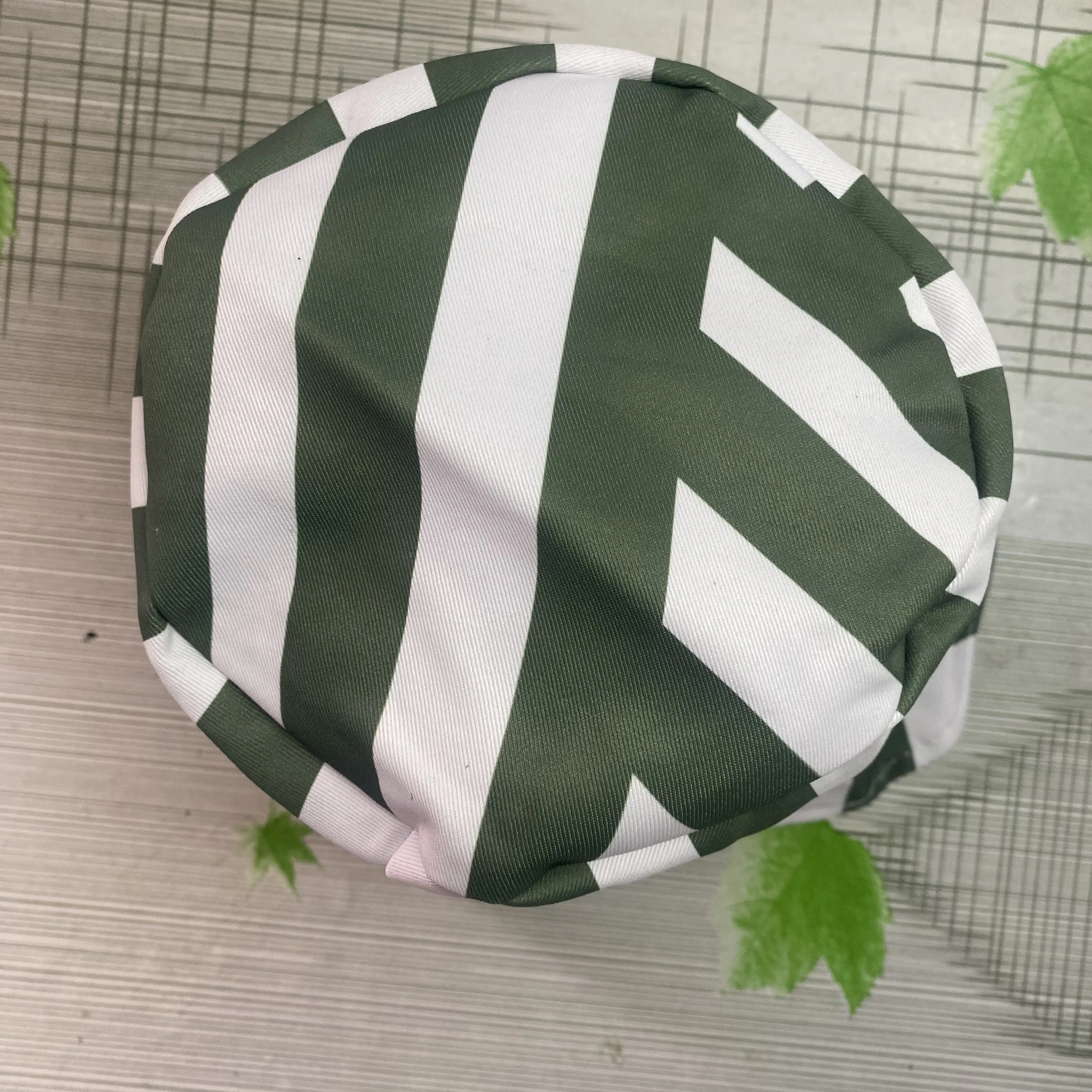Brdwn Bleach Unisex Urahara Kisuke Cosplay Hat Cap Dome Green and White Striped watermelon Summer Cool Hat