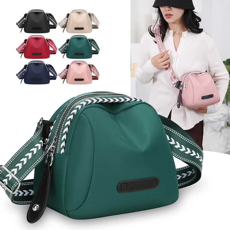 

Сумка на плечо из ткани Оксфорд, новая трансграничная женская повседневная сумка через плечо большой вместимости, легкая маленькая квадратная сумка 2025