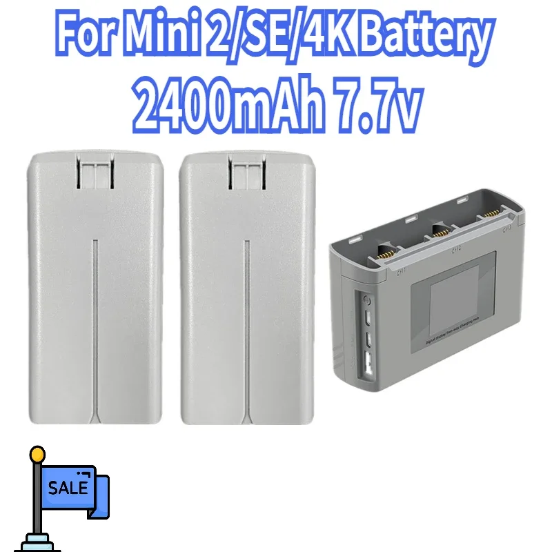 

For Mini 2/SE/4K Battery for Mini 2 UAV Replacement Intelligent Flight Battery Accessories 2400mAh 7.7v Flight Time 31Min