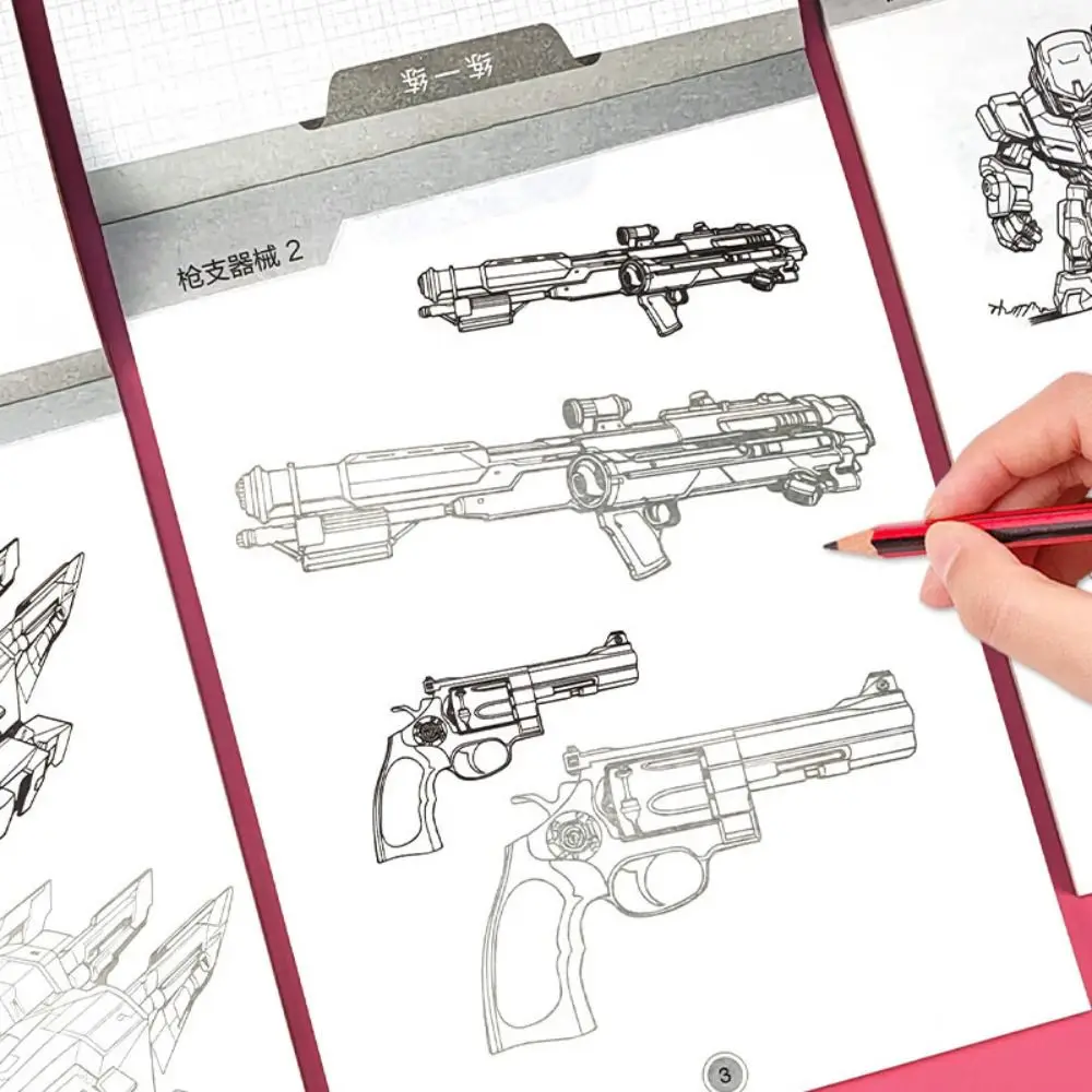 Art Supplies Novice Hand Drawn Tutorial Zero Basic Studying Line Draft Book Sketch Tracing Drawing Copy Book Girl Boy