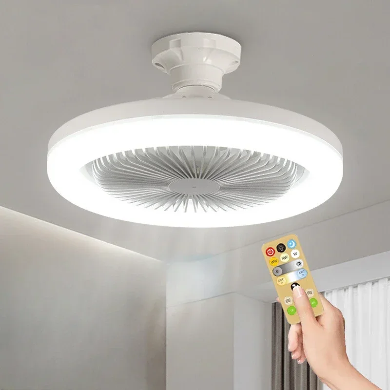 

Ceiling Fan With Led Light And 3 Colors Remote Control Chandelier Ceiling Wall Fan Lamp Adjustable For Room Home Decor