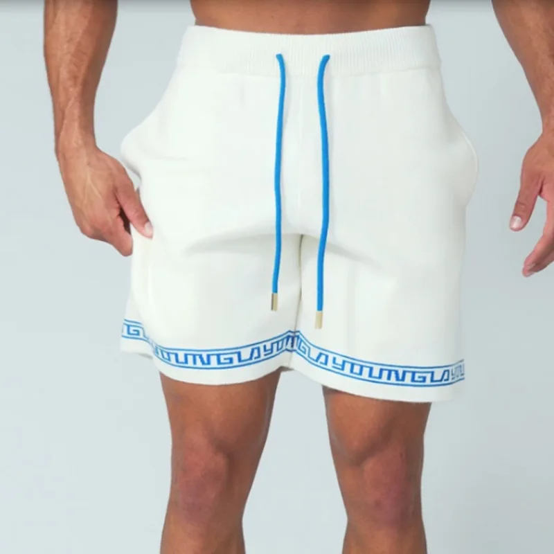 2024 nuovi pantaloncini da uomo pantaloncini sportivi Casual in rete ad asciugatura rapida pantaloni da spiaggia stampati traspiranti all'aperto pantaloncini da allenamento da corsa