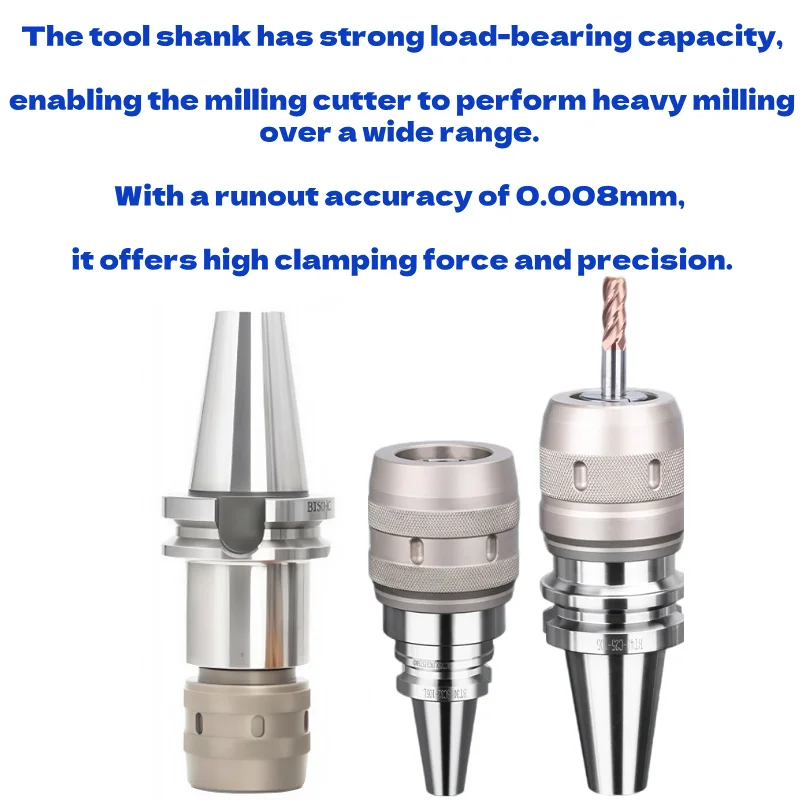 BT30 BT40 BT50 NT40 NT50 C20 C25 C32 porte-outil de haute précision et puissant CNC Machine mandrin fraisage support de coupe