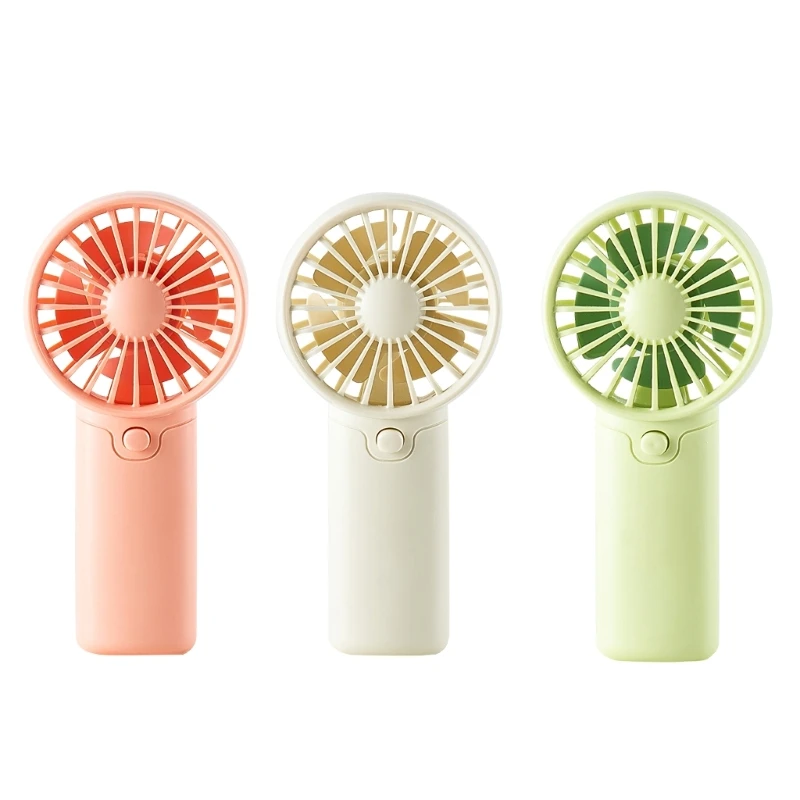 1.5V AAA Operated Powerful Handheld Fan Portable Small Lightweight Makeup Fan for Girl Women Indoor Outdoor