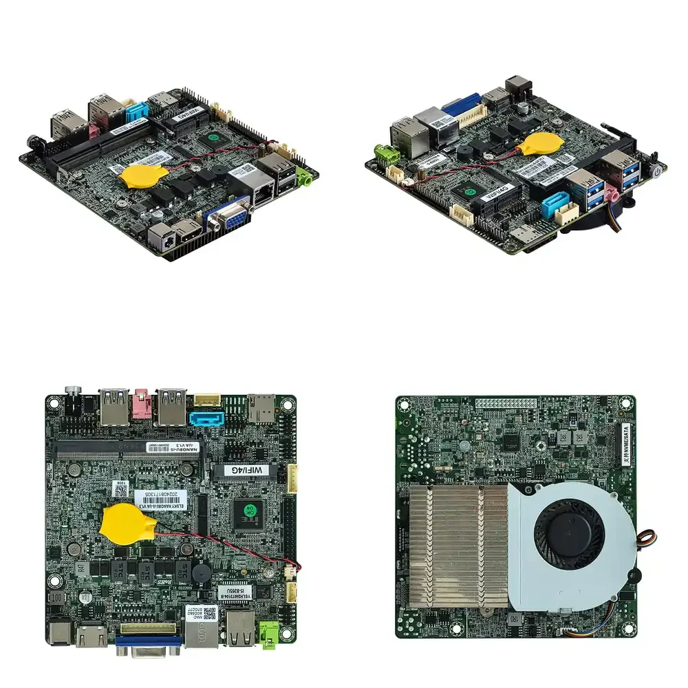 

ELSKEY for 10th Gen NANO ITX Motherboard with Fan USB 3.1 USB 2.0 M2 SSD PCIe 3.0 Mini PC Mainboard for Desktop