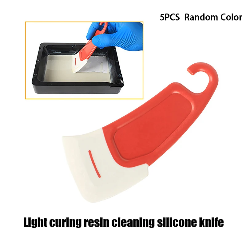 Y 3D Resin Printer Accessories 2Pcs Silicone Spatula For 3D Printing Resin Removal: A Must-Have 3D Printer Tool For Resin Transf