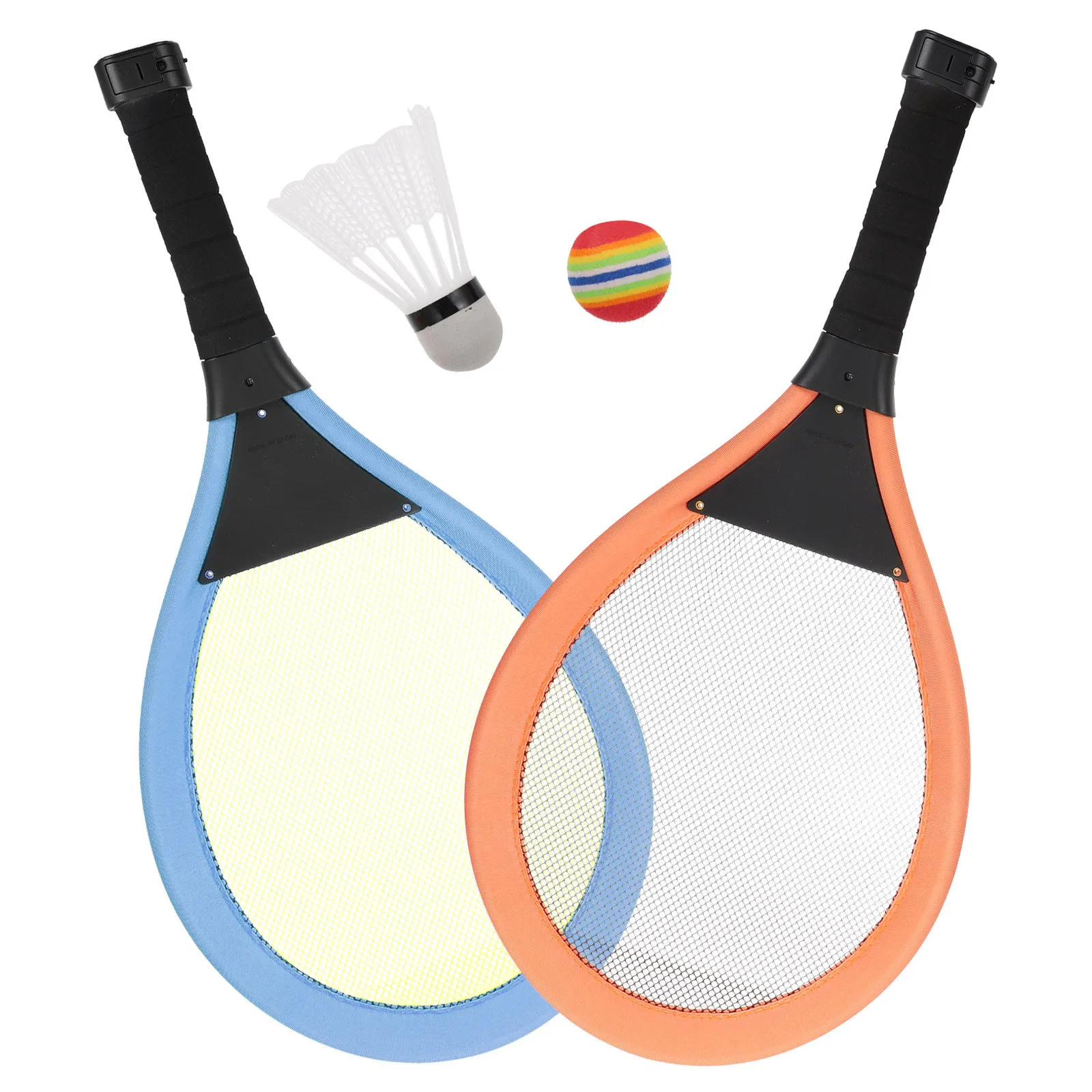 

1Set Badminton Racket Set Lightweight Mesh Sports Racket Handle Flexible Cable Indoor Outdoor Parent-Child Interactive Play