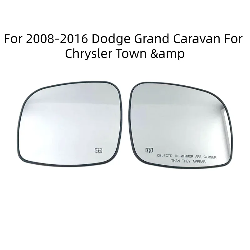 For 2008-2016 Dodge Grand Caravan For Chrysler Town & Country Left Right Door Side Heated Wing Mirror Glass Rearview Mirror