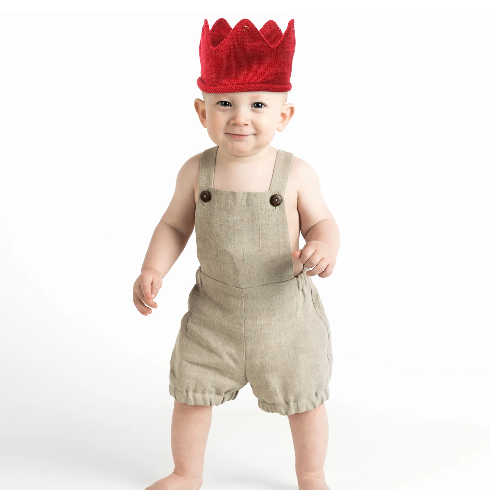 

Knitted Hat Newborn Baby Crown Babies for Toddler Felt Cap Infant Girl Hats Children