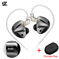 KZ D-Fi In-Ear Earphone Adjustable Dual Magnetic Dynamic Coil Wired Headset Stage Monitor Live Earplug Music HiFi Earphones