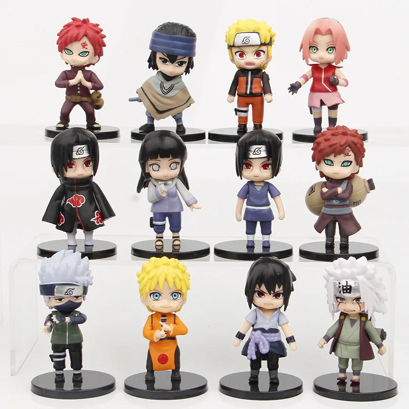 Naruto Versão Anime do Modelo da Mão do Personagem, Versão Q de Naruto do Carro, Exibição do Bolo, Caixa Cega, Twist Egg Doll, Presente