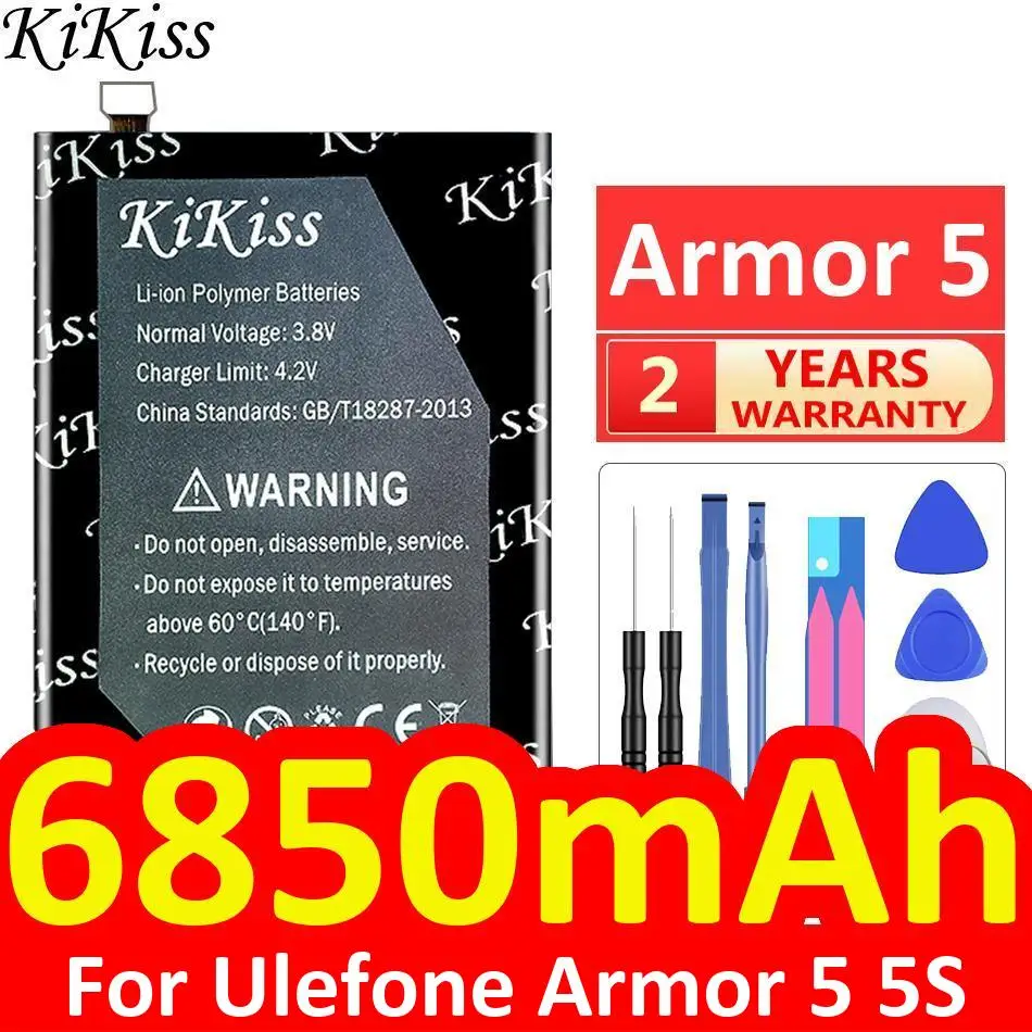 For Ulefone Armor 5 5S Long Lasting 6850mAh Mobile Phone Battery