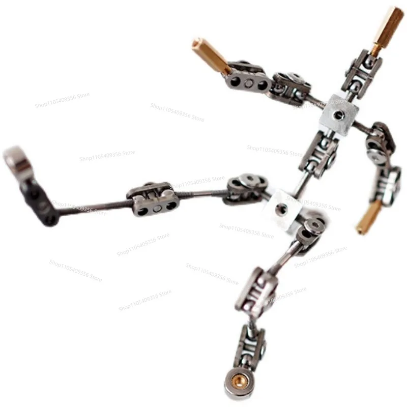 For Full Metal Frozen Frame Animation Character Skeleton Stainless Steel Skeleton DIY Animation Doll Flexible Wear Resistance