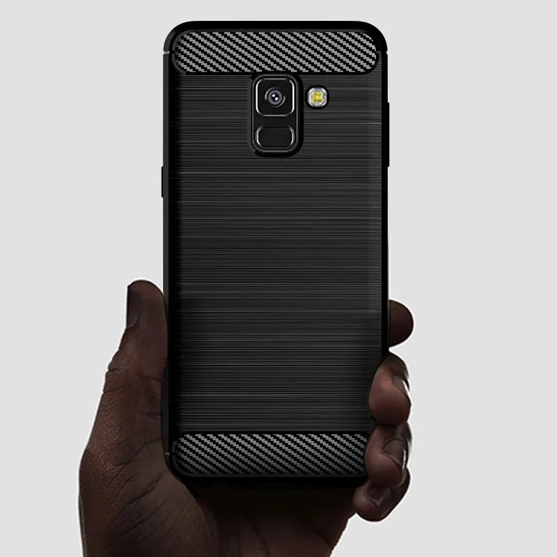 Case For Samsung Galaxy A8 2018 Case Silicone TPU Shockproof Carbon Cover for Samsung Galaxy A8 2018 A530F Funda Capa Coque Case