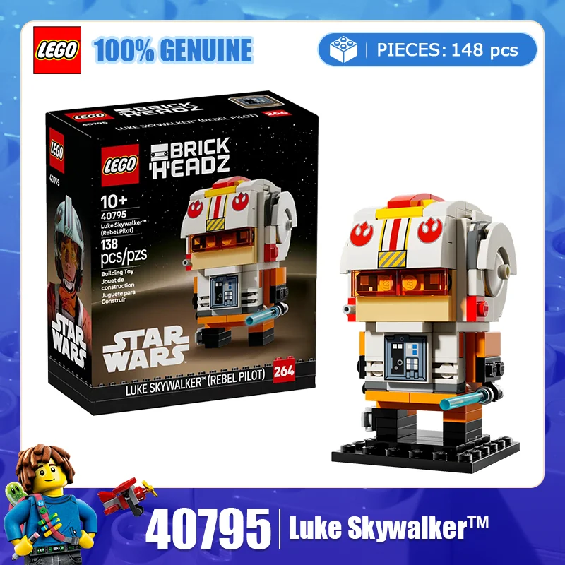 

LEGO Block Square Head Series 40795 40796 Boys and Girls Children's Puzzle Building Block Toy Gift