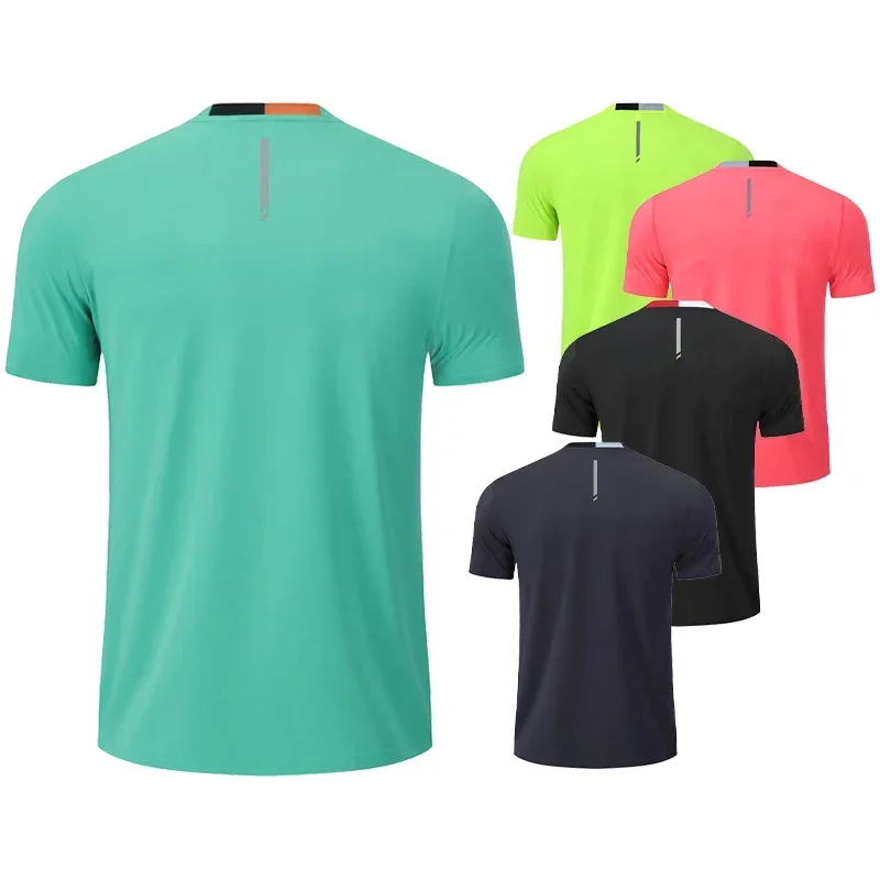 Men's Running Athletics Shirt Quick Drying T-shirt Fitness Sportswear Compression Man Sports Tee Marathon Single Sweatshirt Gym