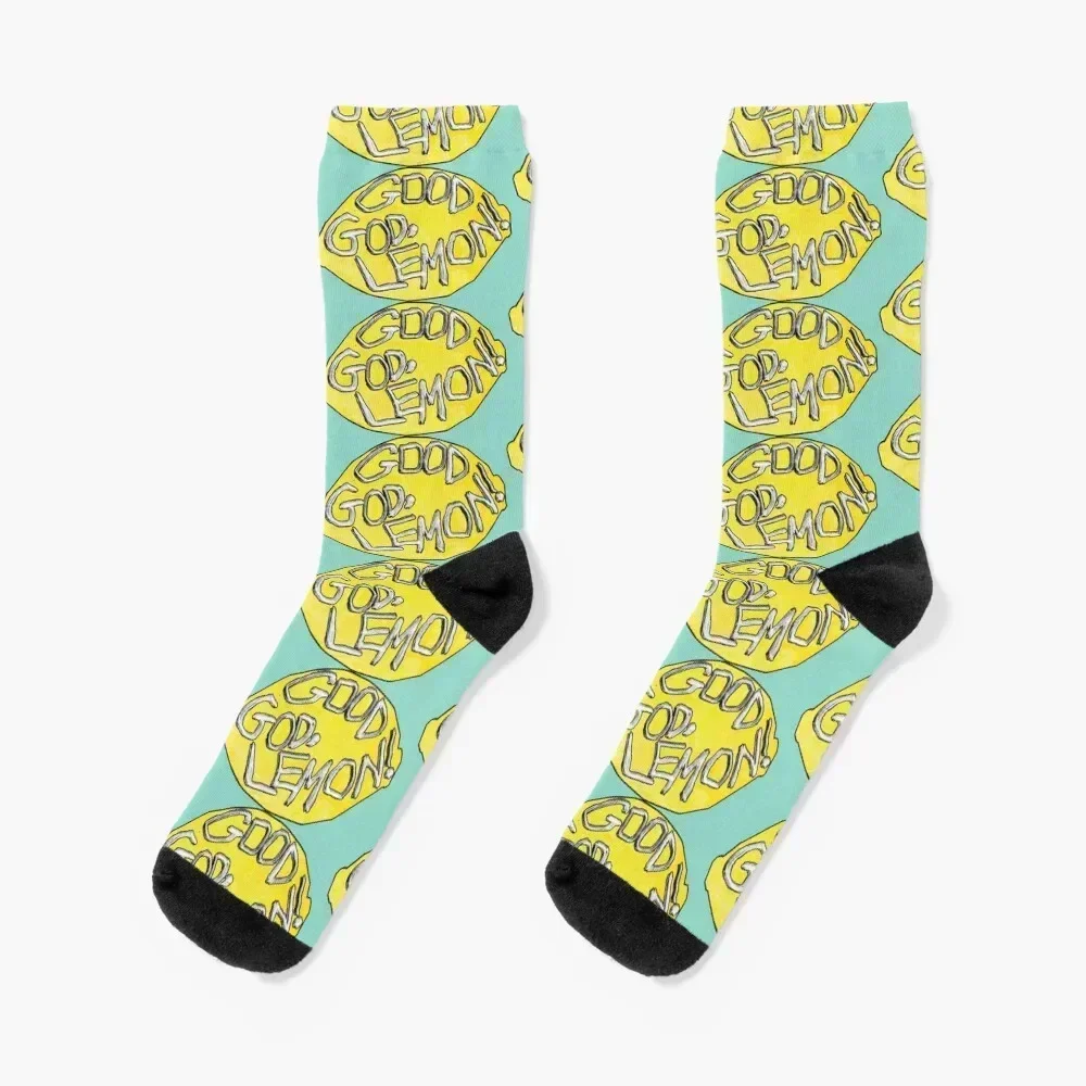 

Good god Lemon! Socks hockey funny gift Running Run Socks For Men Women's